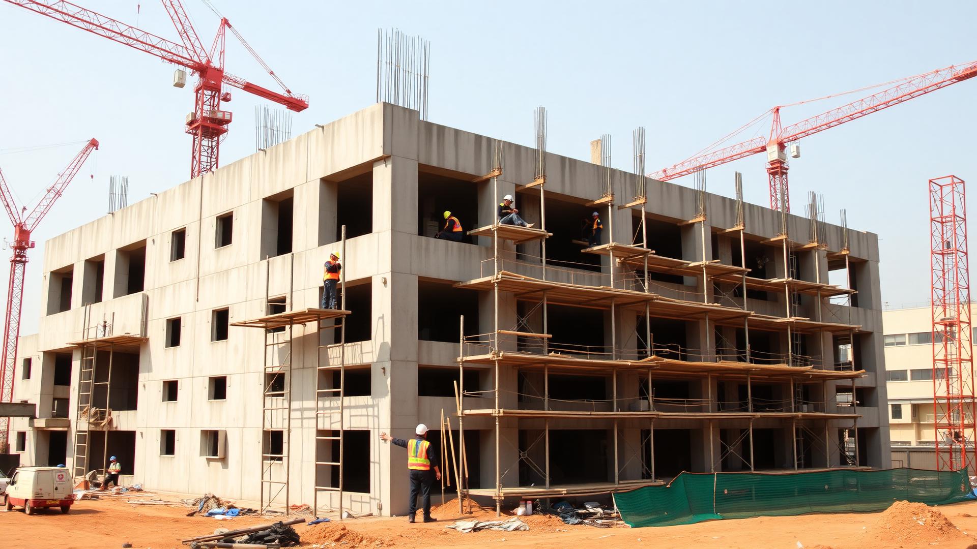Chantier de construction ENTREPRISE AMY